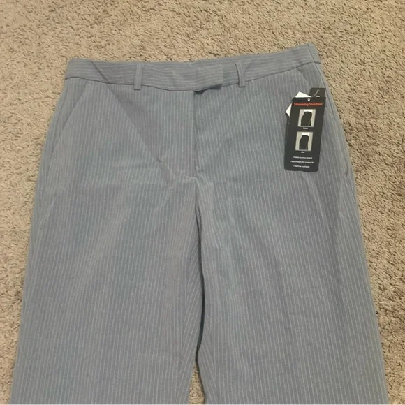 NWT Briggs New York Petite Pinstripe Pants 10P - Picture 2 of 10